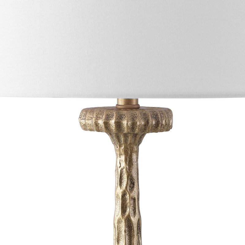 Roxalina Metal Base Table Lamp, Antique Brass
