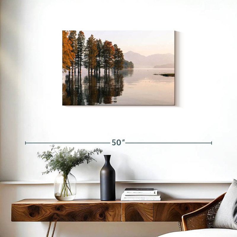 Harnek Metasequoia Lake Reflection, H 20 po x l 30 po