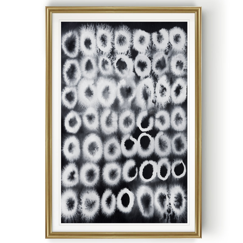 Electrified III - Print on Canvas, 18.5" H x 24.5" W x 1.5" D, Gold Framed