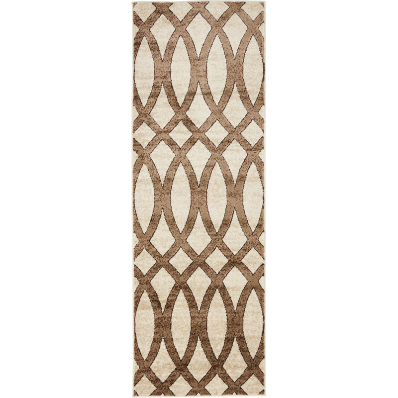 Saniveieri Geometric Indoor Rug, Runner 3' x 9'10"