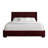 Full Platform Bed with Storage Grey Velvet-374574617-374574619
