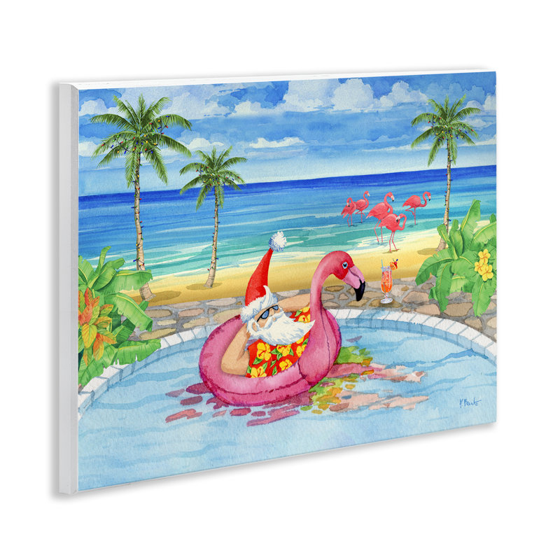 «Santa with Pool Float» par Paul Brent