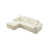 Chaise blanche droite sélectionné