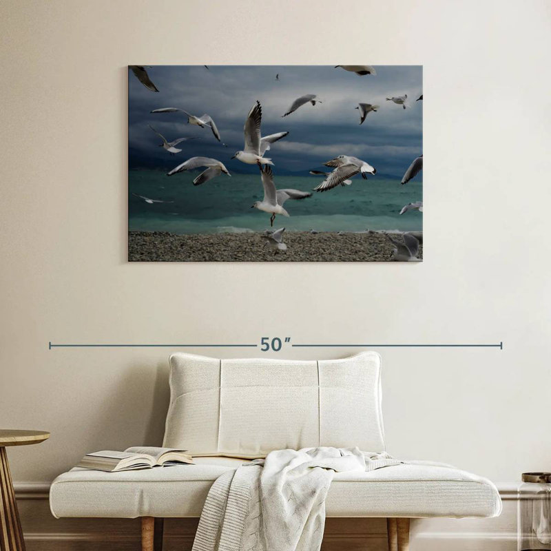 Brampt Beach Seagulls, 26" H x 39" W