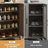 2PCS Modern Slat Vent Shoe Cabinet | 2-Door Entryway Storage with 4 Shelves, Metal Knob | Holds 20 Pairs of Shoes | Particle Board & MDF Construction | Easy Assembly with Anti-Tip Device