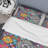Multicolor Square Patchwork - Abstract Duvet Cover Set - Microfiber Polyester-1347081631