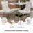 Round Dining Table Set for 4-461256161-438386200