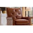 Stratton 31"W Transitional Genuine Leather Swivel Rocker Chair with Tufted Back and Nailhead Trim-234882753
