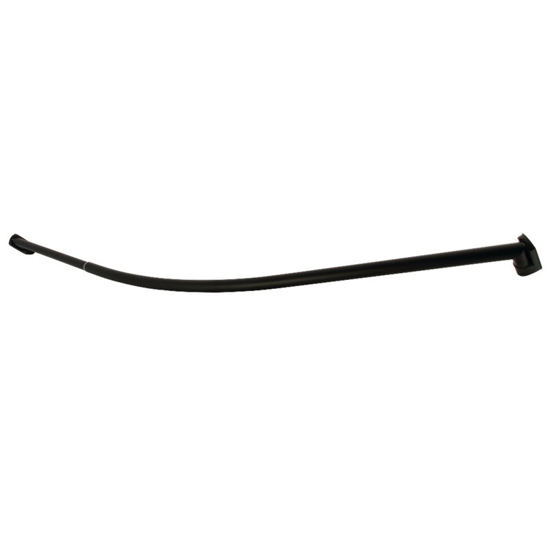 Base de douche simple l 60 po x P 32 po, Noir mat