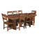 Chaliyah Live Edge Solid Wood Dining Set