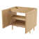 Aubert 36" Slat Modern Farmhouse 2-Shelf Bath Vanity Cabinet Only (Sink Basin not Included)