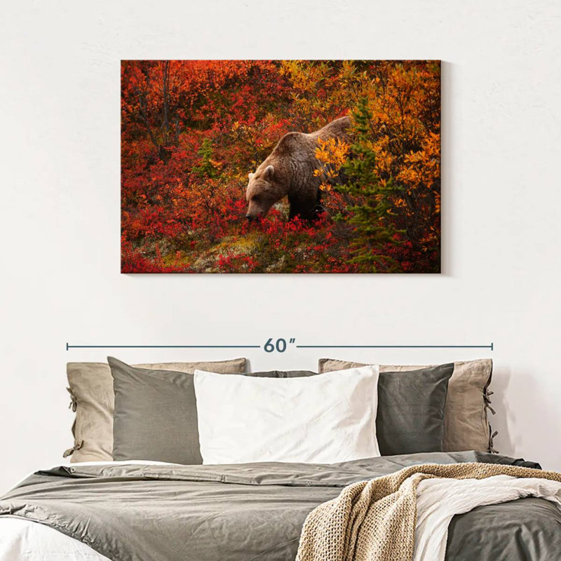 Crowle Alaskan Grizzly Bear, H 30 po x l 45 po