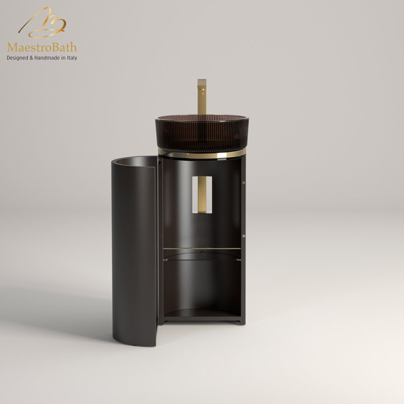 Cavallo 15.7'' W Single Vanity, Brown