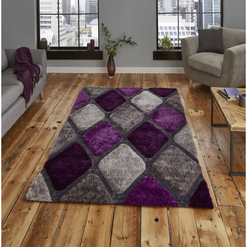 Varda area rug Hand Tufted Rectangle Grey, Rectangle 120cm x 170cm