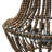 Draped Wood Bead Chandelier-151681418