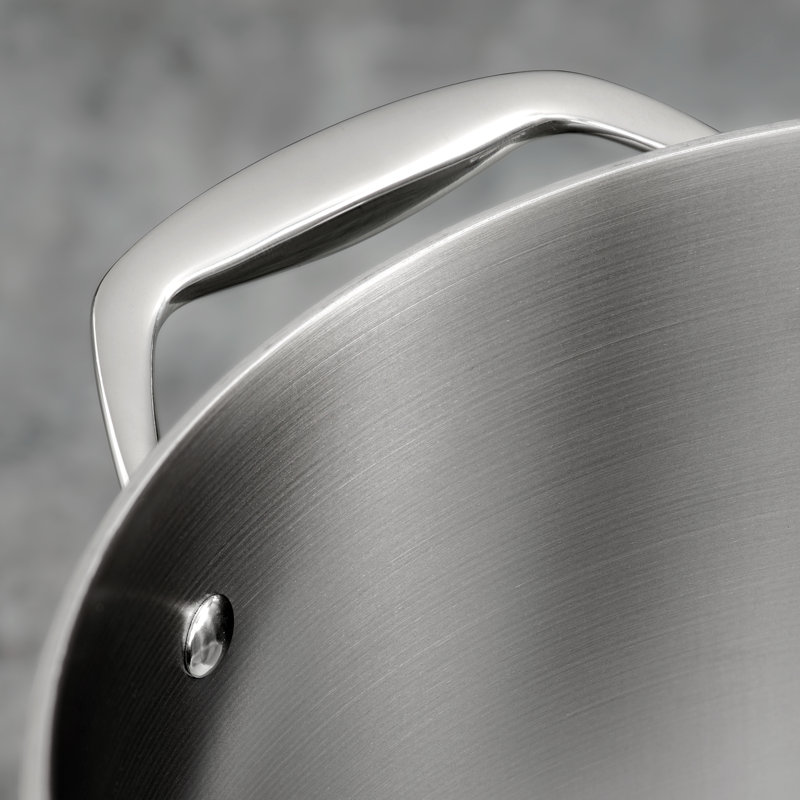10-Piece Stainless Steel Tri-Ply Clad Cookware Set