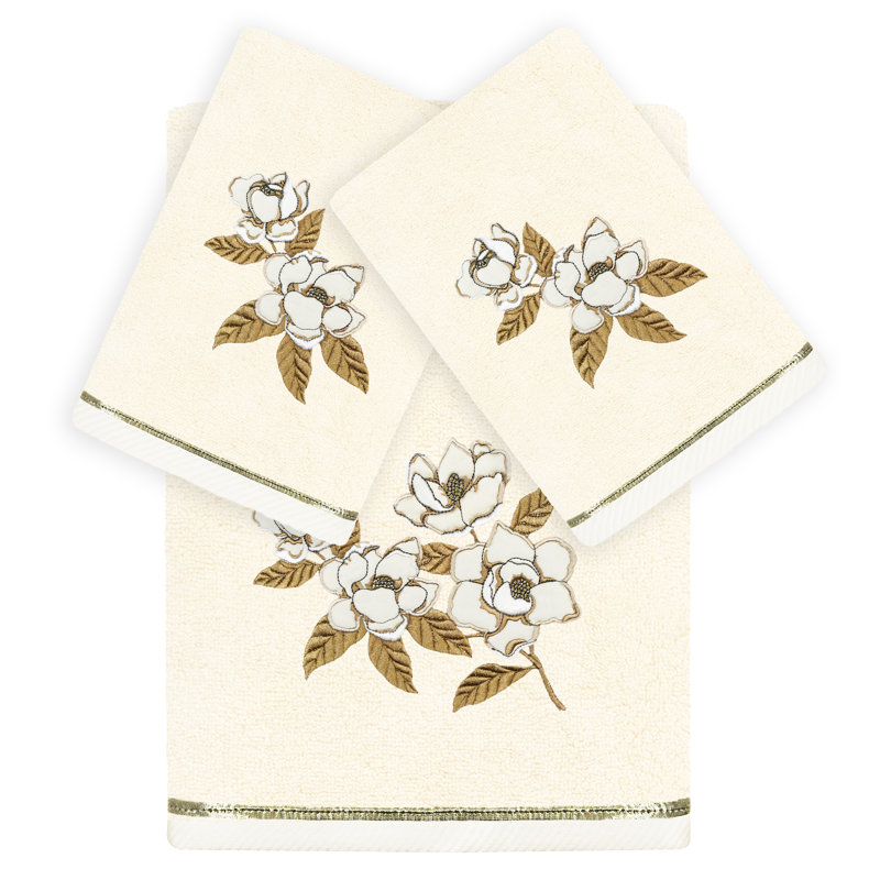 Ensemble 3 serviettes de bain, Beige