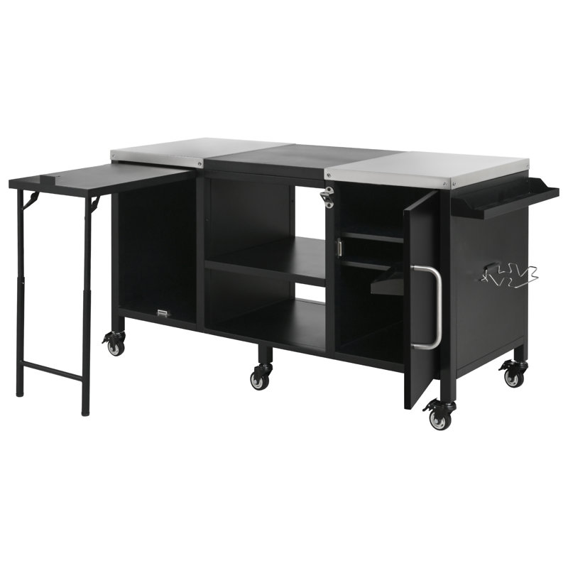 Grande table de gril 72,4 "pour les gros œufs verts (tabourets non inclus)