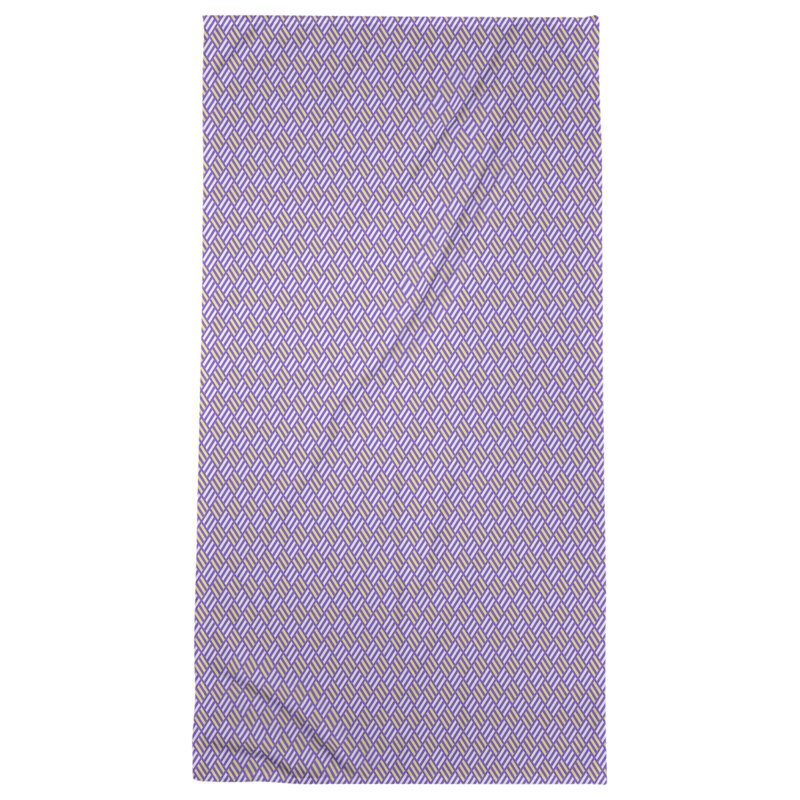 Katelyn Elizabeth Bath Towel, Purple/Yellow