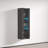 Balroop 15.75" Floating Bookcase with 16-Color LED Lighting, High Gloss Finish-1465105647-1443910638