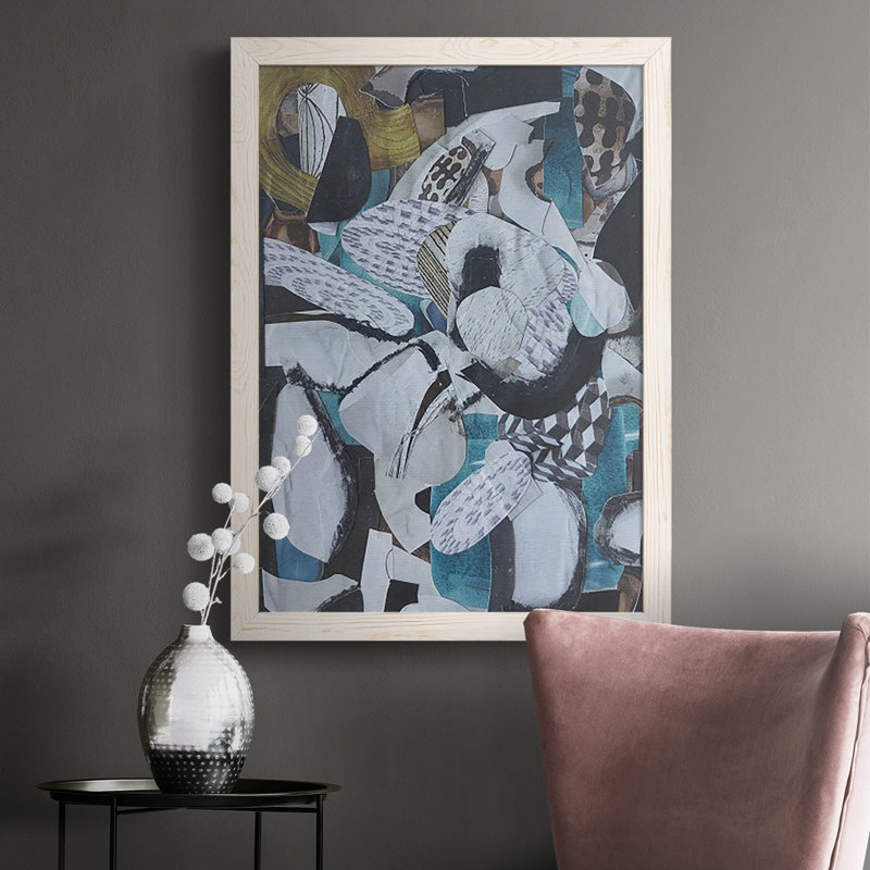 Hawaiian Beach Glass, reproduction d'art sur toile encadrée, Cadre blanc, H 37,5 po x l 27,5 po x P 1 po