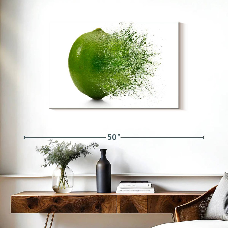 Yarlin Splash Of Lime, 24" H x 36" W