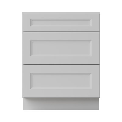 Ready to Assemble Solid Wood Shaker Drawer Base Kitchen Cabinet