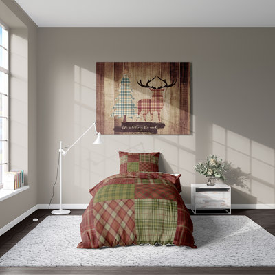 Bedding Sets Polyester Box Stitch Patchwork Duvet Cover & Insert