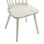 Ensemble de chaises de salle à manger rustiques 2 pièces, structure en bois massif, conception moderne de style campagnard, assemblage facile pour des sièges durables et élégants-293591258