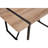 Mid Century Dining Table, 55", Wood Tabletop And Black Metal Legs, For Modern Homes Rustic Industrial 55" Style, Seats 4-6, Long-lasting-432052913