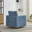 Chaise d'appoint rembourrée en chenille 30,7 po Chensilen-130597101