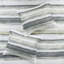Literie en seersucker jaune double / grand - 8 pièces avec édredon, bourre de coussins décoratifs texturés à rayures aquarelle, gris et motif-118650018-118650020