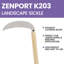 Outils de jardinage faucille