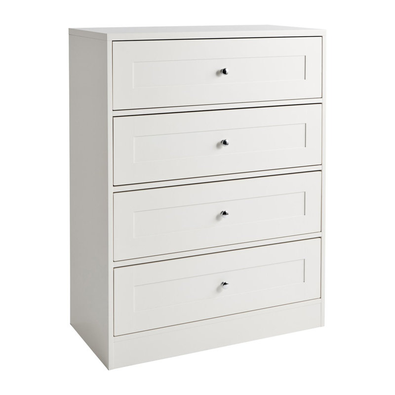 Merrigan Solid Wood Piece Bedroom Set, Ivory White