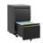 2 Drawer Metal  Mobile File Cabinet, Rolling File Cabinet With Lock For Hanging Legal/Letter/A4 Size,Fully Assembled Except Wheels-1363766118