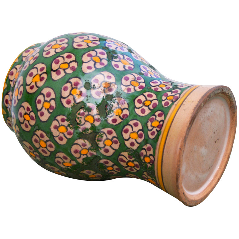 Afro-Moresque Handmade Ceramic Table Vase