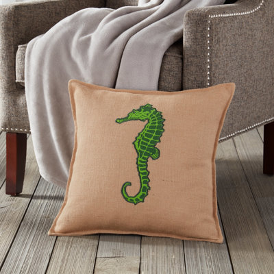  Coussin en toile de jute