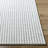 Rectangle Camon Striped Hand Tufted Wool Area Rug in Brown/Ivory-363285628