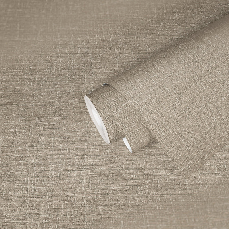 Rahnuma 10.05m x 53cm Matte Double Roll, Brown