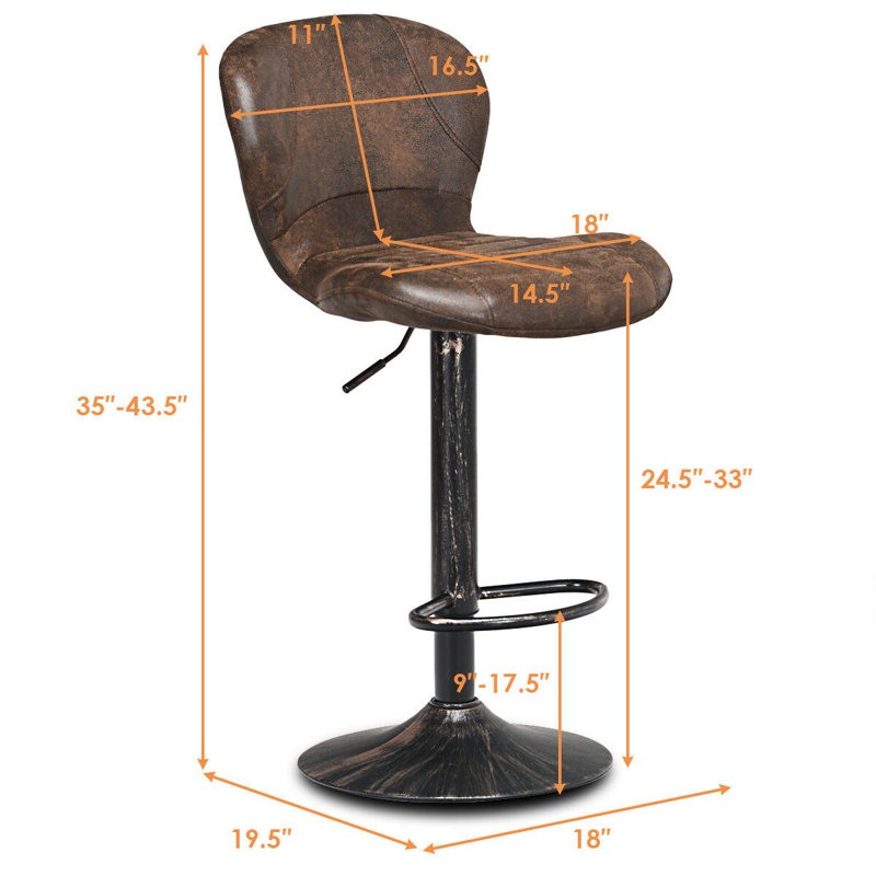 Tabouret pivotant à hauteur ajustable Pâques