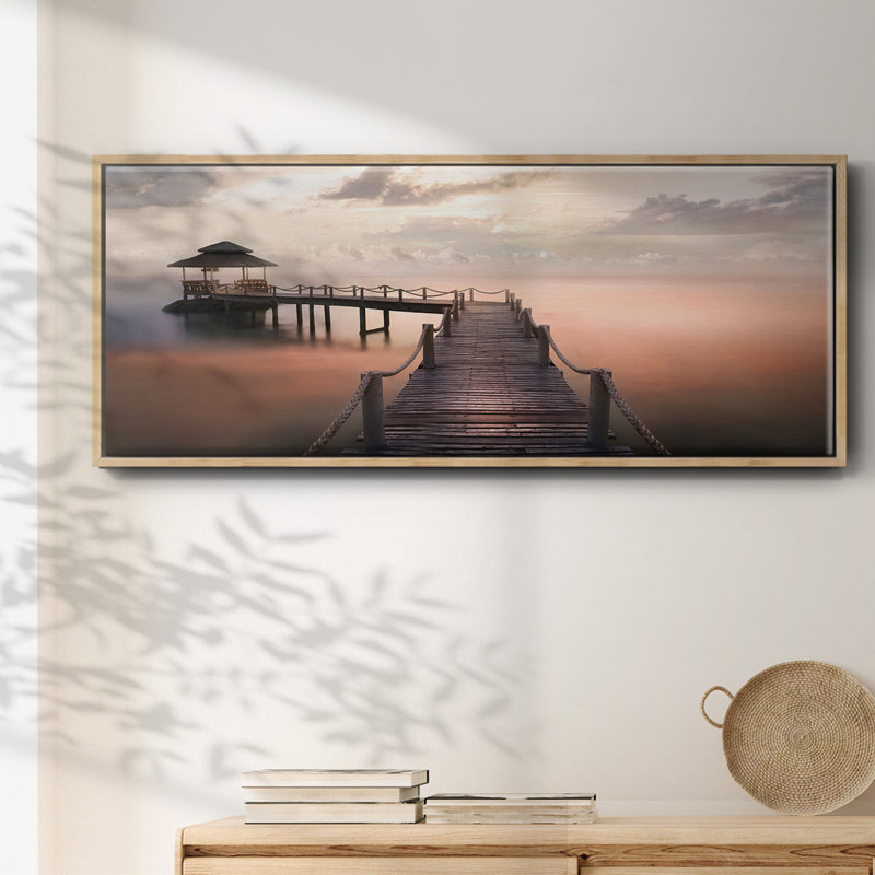 Early Morning Maldives - Toile encadrée, H 12 po x l 30 po