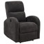 Fauteuil inclinable électrique gris anthracite Grant-370866444