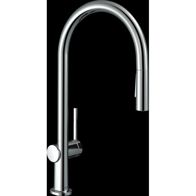 hansgrohe Talis N HighArc Kitchen Faucet, O-Style 2-Spray Pull-Down, 1.75 GPM, Chrome