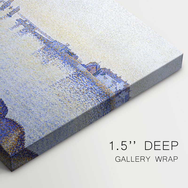 Série paysage - CDLXI - Toile tendue avec châssis encadré - Prêt à être accroché, H 25 po x l 49 po, Doré