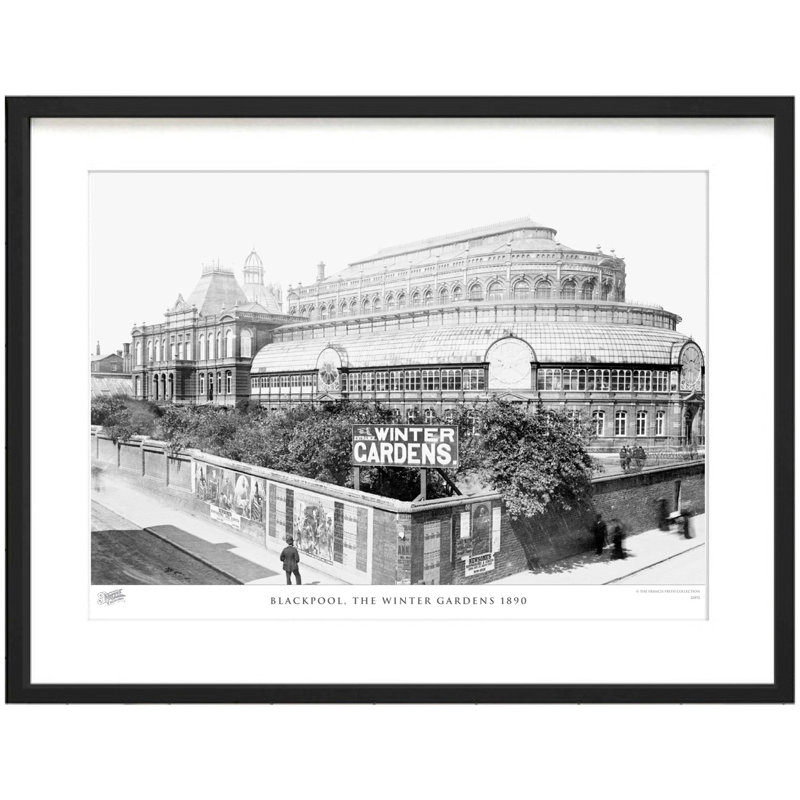 Blackpool, The Winter Gardens 1890 - Single Picture Frame Print, 28cm H x 36cm W x 2.3cm D