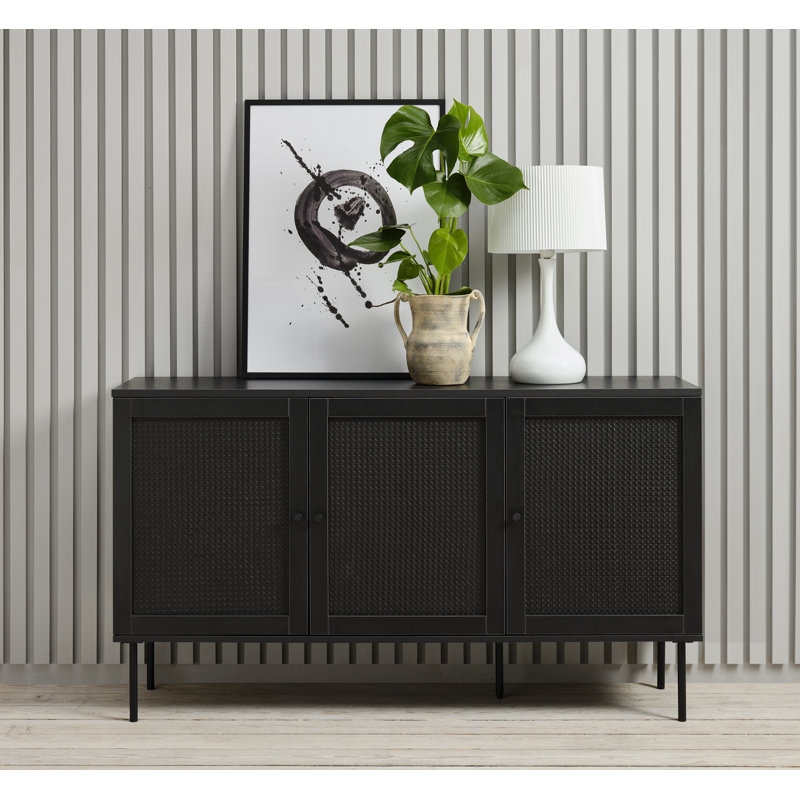 Dover 140cm Sideboard, Black