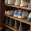 Armoire à chaussures minimaliste de style américain
