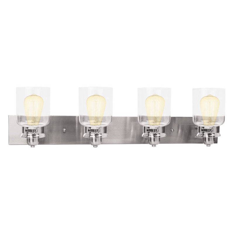 Dimmable Vanity Light, Brushed Nickel