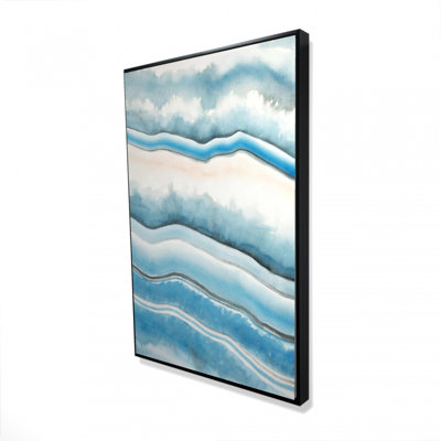Textured Geode Print On Canvas
