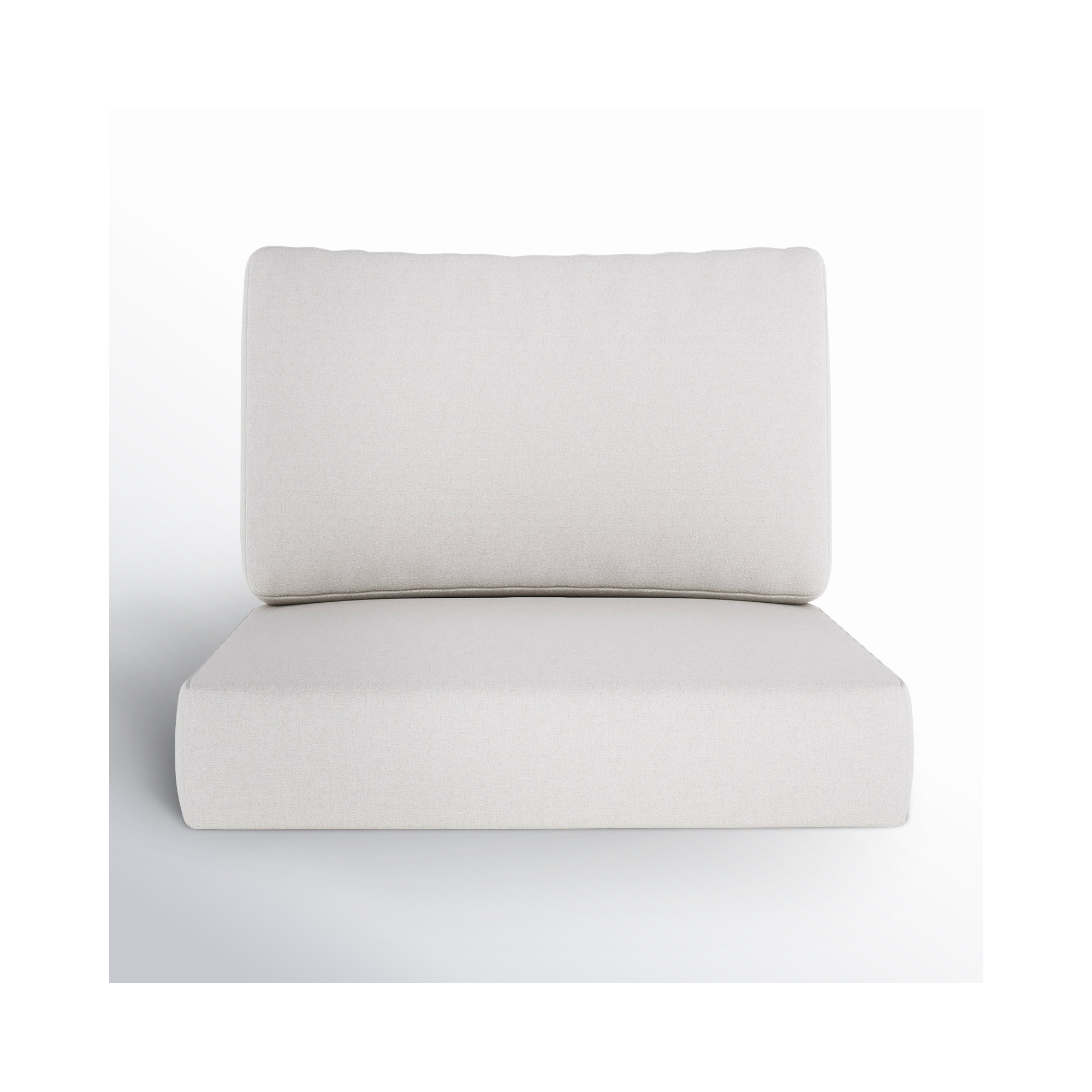Lani Outdoor Sunbrella Seat/Back Cushion, Canvas Natural Sunbrella® Canvas